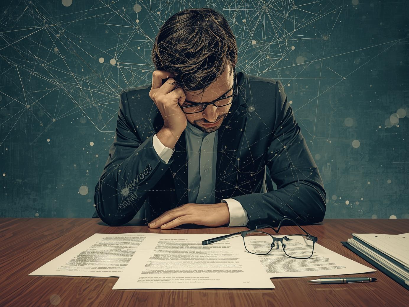 5 Signs You Need an Immigration Attorney – Before It’s Too Late 1 Frustrated man reviewing complex immigration documents and searching for the best immigration lawyer in Atlanta GA