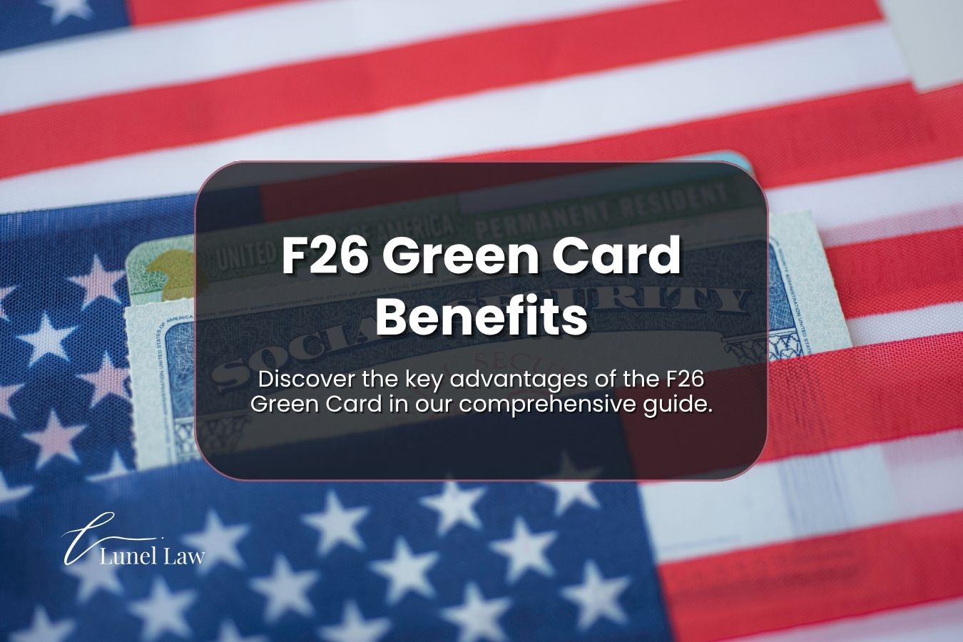 Discover the key advantages of the F26 Green Card in our comprehensive guide. Learn about its immigration benefits, including permanent residency and work authorization, to effectively navigate your pathway to stability.